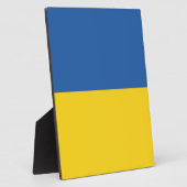 Flagge der Ukraine Fotoplatte (Seite)