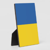 Flagge der Ukraine Fotoplatte (Seite)