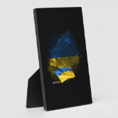 Flagge der Ukraine Fotoplatte (Seite)