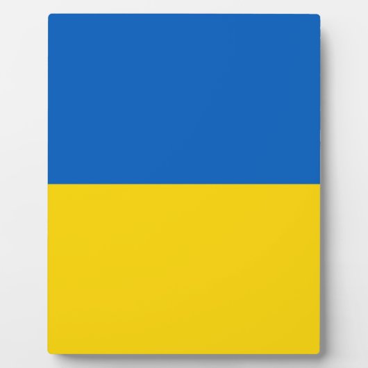 Flagge der Ukraine Fotoplatte (Vorderseite)