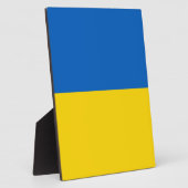 Flagge der Ukraine Fotoplatte (Seite)