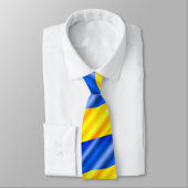 Flagge der Ukraine - Frieden - Freiheit Neck Tie Krawatte (Gebunden)