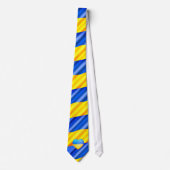 Flagge der Ukraine - Frieden - Freiheit Neck Tie Krawatte (Vorderseite)