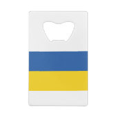 Flagge der Ukraine Geldbeutel Flaschenöffner (Rückseite)