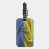 Flagge der Ukraine Gepäckanhänger (Vorderseite vertikal)