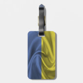 Flagge der Ukraine Gepäckanhänger (Rückseite vertikal)