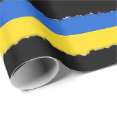 Flagge der Ukraine Geschenkpapier (Rolleneckpunkt)