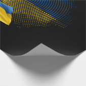 Flagge der Ukraine Geschenkpapier (Ecke)