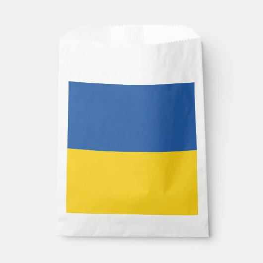Flagge der Ukraine Geschenktütchen (Vorderseite)