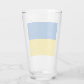 Flagge der Ukraine Glas (Rückseite)