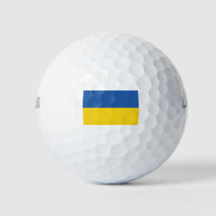 Flagge der Ukraine Golfball