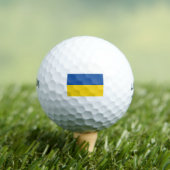 Flagge der Ukraine Golfball (Insitu T-Shirt)