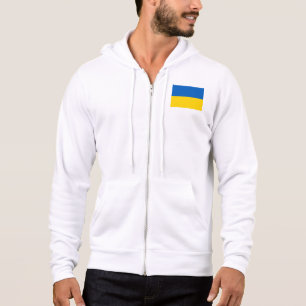 Flagge der Ukraine Hoodie