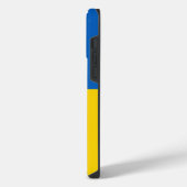 Flagge der Ukraine iPhone Hülle (Linke Seite)