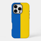 Flagge der Ukraine iPhone Hülle (Rückseite)