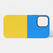 Flagge der Ukraine iPhone Hülle (Rückseite (Horizontal))