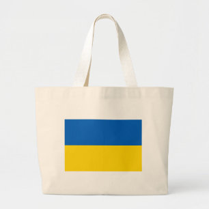 Flagge der Ukraine Jumbo Stoffbeutel