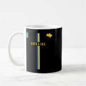 Flagge der Ukraine Kaffeetasse (Links)