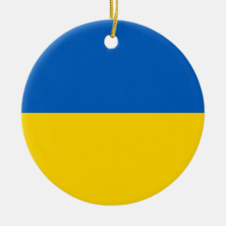 Flagge der Ukraine Keramik Ornament