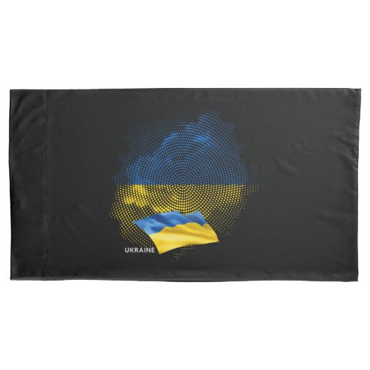 Flagge der Ukraine Kissenbezug (Vorderseite)