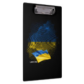 Flagge der Ukraine Klemmbrett (Rechts)