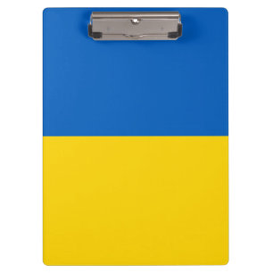 Flagge der Ukraine Klemmbrett
