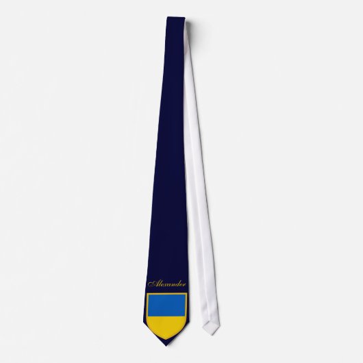 Flagge der Ukraine Krawatte (Vorderseite)