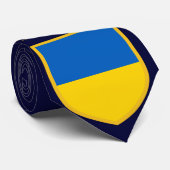 Flagge der Ukraine Krawatte (Gerollt)