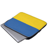 Flagge der Ukraine Laptopschutzhülle (Vorne Knopf)