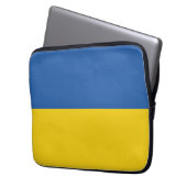 Flagge der Ukraine Laptopschutzhülle (Vorderseite Links)