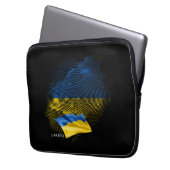 Flagge der Ukraine Laptopschutzhülle (Vorderseite Links)