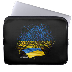 Flagge der Ukraine Laptopschutzhülle