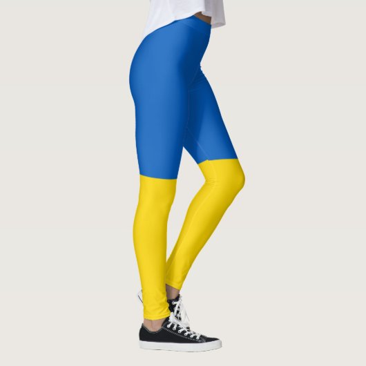 Flagge der Ukraine Leggings (Rechts)