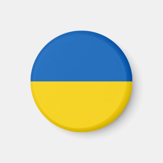 Flagge der Ukraine Magnet (Vorne)