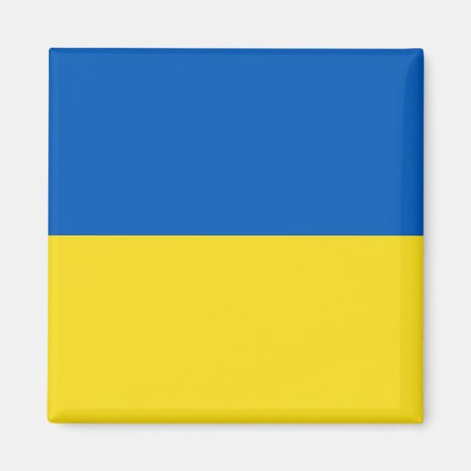 Flagge der Ukraine Magnet (Vorne)