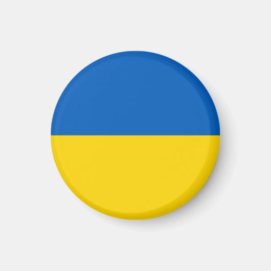 Flagge der Ukraine Magnet (Vorne)