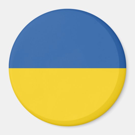 Flagge der Ukraine Magnet (Vorne)
