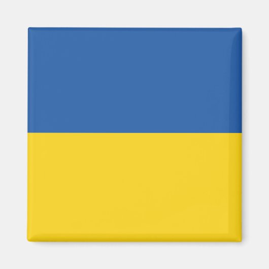 Flagge der Ukraine Magnet (Vorne)