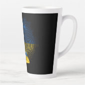 Flagge der Ukraine Milchtasse (Rechts)
