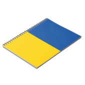 Flagge der Ukraine Notizblock (Linke Seite)