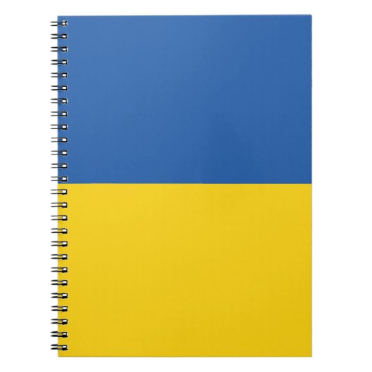 Flagge der Ukraine Notizblock (Vorderseite)