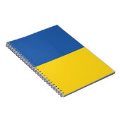 Flagge der Ukraine Notizblock (Rechte Seite)