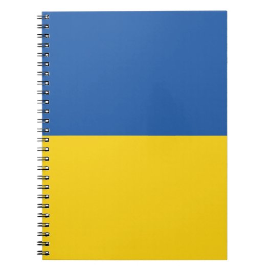 Flagge der Ukraine Notizblock (Vorderseite)