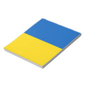Flagge der Ukraine Notizblock (Rotiert)