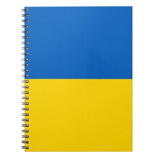 Flagge der Ukraine Notizblock (Vorderseite)