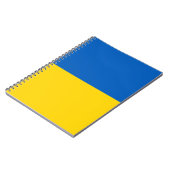 Flagge der Ukraine Notizblock (Linke Seite)