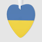 Flagge der Ukraine Ornament (Vorderseite)