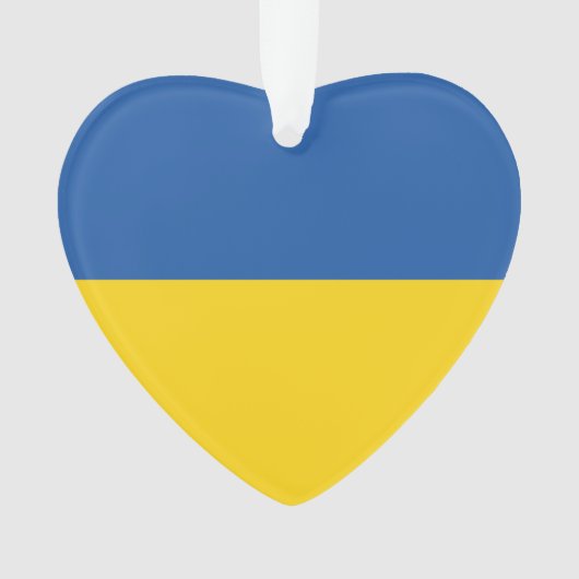 Flagge der Ukraine Ornament (Vorderseite)
