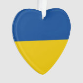 Flagge der Ukraine Ornament (Vorderseite)