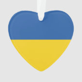 Flagge der Ukraine Ornament (Rückseite)